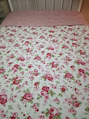 Cath Kidston For Ikea Rosalie Bedspread Perfect Condition King Size Reversable • £45