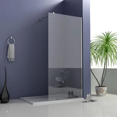 Walk In Wet Room Shower Screen Panel 8mm EasyClean Glass Shower Cubicle • £135