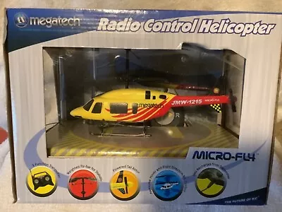 Megatech Micro-Fly R/C Radio Control Fly-bar Helicopter MTC9508. New & Sealed • $49