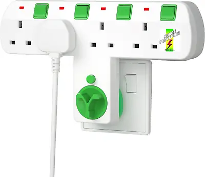 Plug Extension Multi Plug Extension Sockets Plug Wall Plug Adapter UK Plug 4 • £24.96