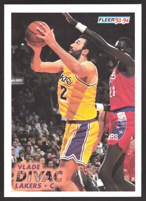 1993-94 Vlade Divac Fleer #101 Los Angeles Lakers • $1.68