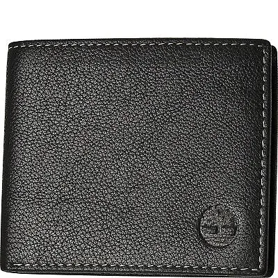 Timberland Men's Genuine Leather Bifold Passcase Wallet • $19.99