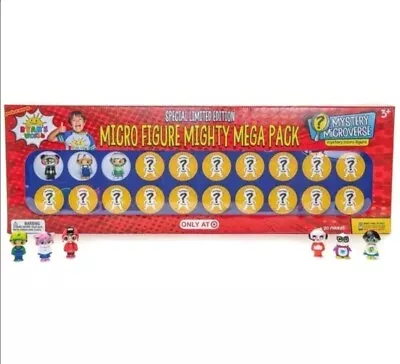 Ryan's World TAG W/Ryan Micro Figure Mighty Mega Pack- Special Limited Edition • $19.74