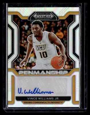 Vince Williams Jr 2022 Panini Prizm Draft Silver Rookie Autograph Auto #cp-vwj • $5.99