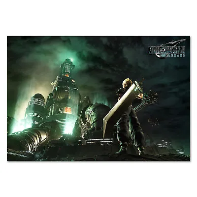 Final Fantasy VII (7) Remake Poster - Official Key Art - High Quality Prints • $25.49