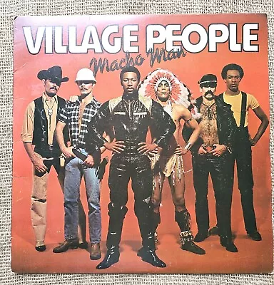Vintage 1978 Village People Macho Man Vinyl Record Album • $10.99