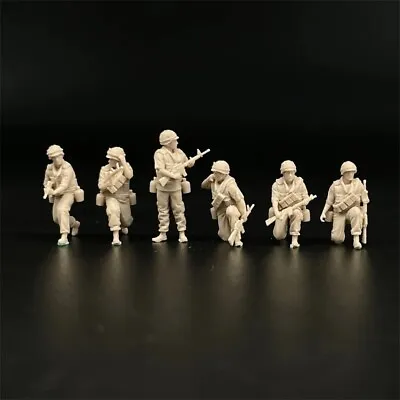 1/72 Scale Resin Model Streets Attacking Soldiers Figures Military Miniature • $13