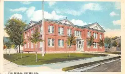 Milford Delaware High School Vintage Postcard AA83305 • $6.75