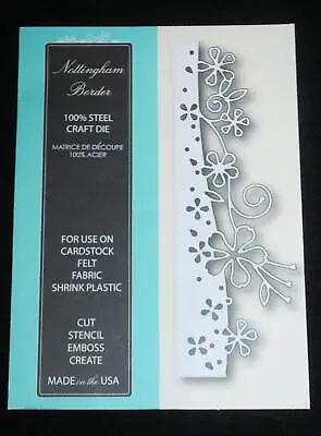 Memory Box Nottingham Border Craft Die Metal Cut Stencil Emboss Style 98506 • $6