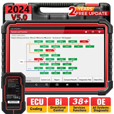 LAUNCH X431 PRO3S+ V5.0 PRO Bidirectional Car Diagnostic Scanner Tool Key Coding • $969