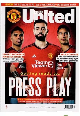 Inside United Official Manchester United FC Magazine August 23 Issue 373 • £7.95