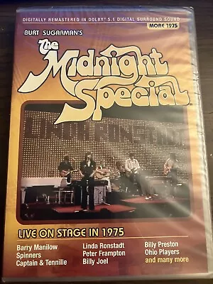 Burt Sugarman's The Midnight Special Live On Stage In 1975 DVD New Sealed • $11.95