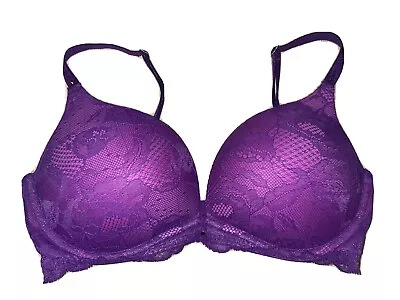 Victoria’s Secret Bio Fit Push-Up Bra Purple Size 34D • $14.95