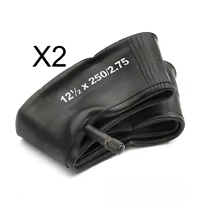 Pack Of 2 Replacement Inner Tubes 12.5 X 2.5 / 2.25 - 8 Straight Valve Dirtbike • £8.99