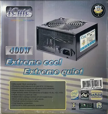 ATX Extreme Cool Extreme Quiet 400w PSU • £14.99