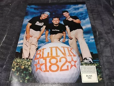 $218.02 • Buy Blink 182 Concert Flyer Poster Mark Hoppus Tom Delonge Scott Raynor Rare OOP