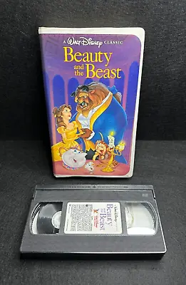 Walt Disney Classic Black Diamond 💎1992 BEAUTY & THE BEAST / VHS Tape / RARE ! • $999