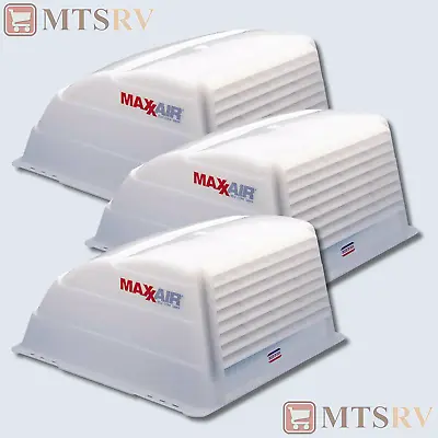 Maxxair Standard Large Vent Cover In WHITE (Translucent) - 3-PACK - RV Trailer • $85.94