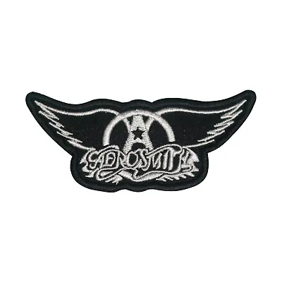 £2.69 • Buy AERO-SMITH Music Band Logo Patch Iron On Sew On Embroidered Patch For Shirts
