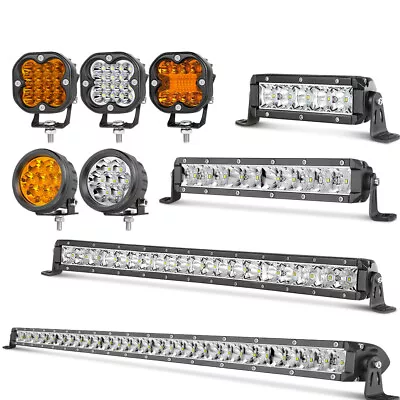 LED Work Light Bar Flood Spot Lights Driving Lamp Offroad Car Truck SUV 12V 24V • $39.98