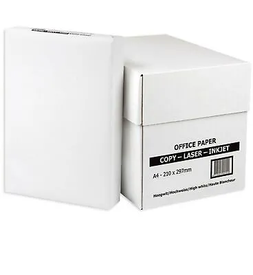 White Paper A4 Printer Copier 1 2 3 4 5 Reams Of 500 Sheets Photocopy Stationary • £19.99