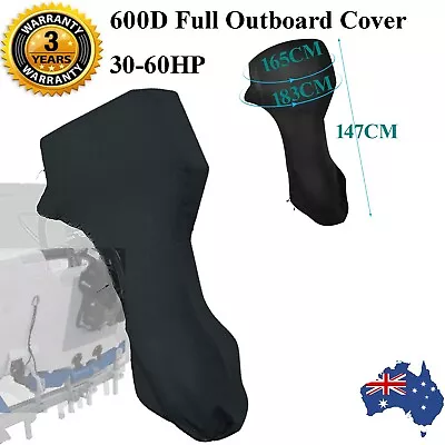 30HP-60HP 600D Tough Full Outboard Boat Motor Engine Cover Dust Rain Protection • $29.99