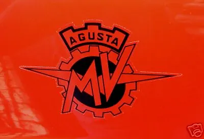 MV AGUSTA Classic Motorcycle STICKERS 90mm Black & Clear F4 Brutale 750S America • $5.28