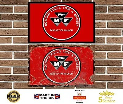 Massey Ferguson Tractors Metal Sign Garage Sign Vintage Retro Man Cave • £15