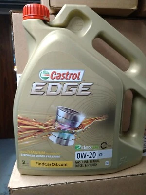 £55 • Buy Castrol Edge 0w20 C5 Dexos 5l Engine Oil