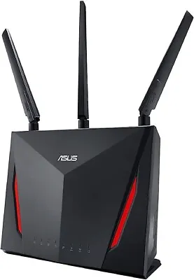 ASUS AC2900 Dual Band Gigabit WiFi Wireless Gaming Router RT-AC86U Mesh Used • $16.01