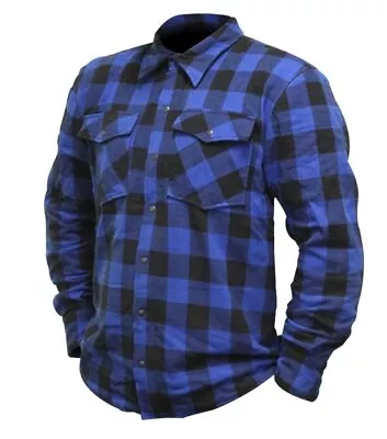 Rjays Regiment Blue/Black Flannel Shirt With Protective Layers DuPont Kevlar (sh • $135