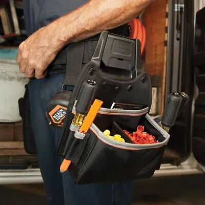 $44.02 • Buy KLEIN TOOLS Tradesman Pro Electrician Multi Tool Belt (Clip On) Pouch Bag (NEW)