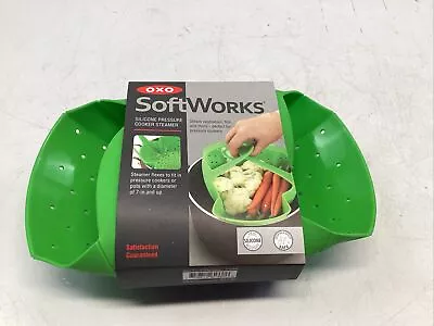 OXO Softworks Silicone Pressure Cooker Steamer 21162600 Flexible Heat Resistant • $5.59