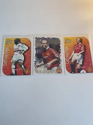 Futera 1999 Roy Keane Jaap Stam Andy Cole Man United Legends • £0.99