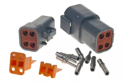 Deutsch Dtp Series Multi Plug Waterproof Connector 4 Way Pin Kit • £13.59