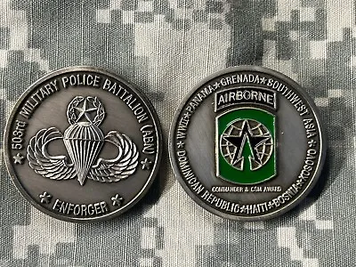 Challenge Coin US Army 503rd Military Police Battalion (ABN) Enforcer • $14.99