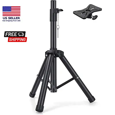 Speaker Stands Adjustable Extend 35  To 70  Short Tripod Stand Insert Safety Pin • $35.98