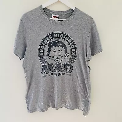 Mad Magazine MAD  T-Shirt Grey - Target 2009 USA - Size Large - Aus Postage • $61.98