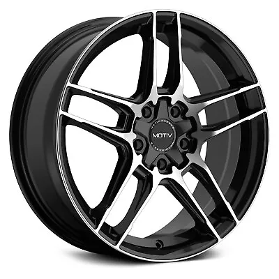 Motiv 434MB MATIC Wheels 19x8.5 (40 5x112 73) Black Rims Set Of 4 • $999.56