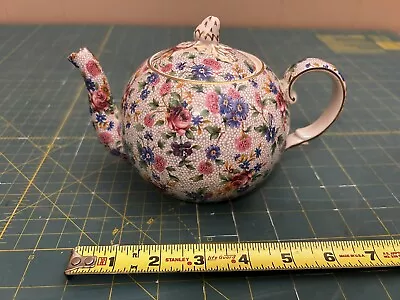 Vintage Royal Winton Teapot Old Cottage Chintz Grimwades  Ceramic Pottery • $29