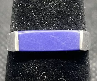 Sterling Silver Lapis Ring Size:7.52.75g • $9.95