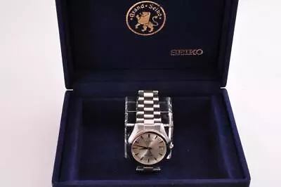 Seiko Grand Seiko 9F62-0A10 Date St.Steel 10Bar Slv Round Quartz Mens Watch • $1604.57