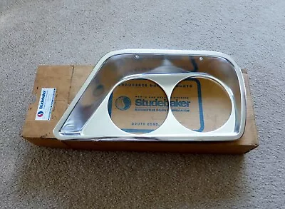 NOS – STUDEBAKER - 1965 1966 Dual Headlight Bezel  Left # 1356203  - NEW W/Box • $34.95