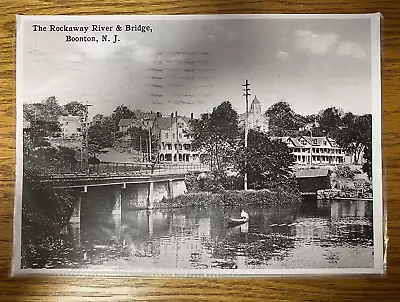 Picture Of Boonton NJ Rockaway River & Bridge • $9.95