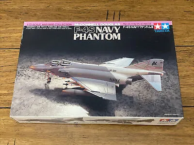 New Tamiya 1/72 McDonnell Douglas F-4S Navy Phantom Model Kit RARE Vintage CV JD • $79.99