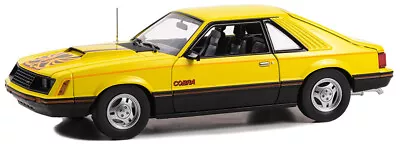 GREENLIGHT - 1979 FORD Mustang Cobra Coupe Yellow - 1/18 - GREEN13678 • $119.36