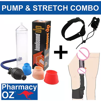 Bigger Penis Extender Stretcher Enlarger & Mens Erection Size Growth Cock Pump • $49.95