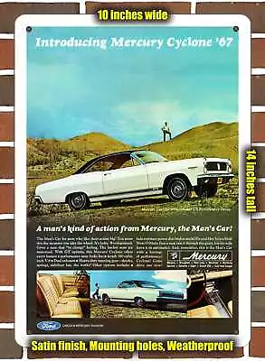 Metal Sign - 1967 Mercury Cyclone GT - 10x14 Inches • $24.61