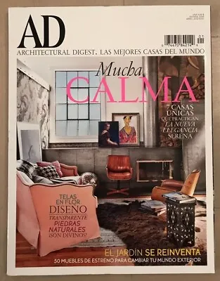 Architectural Digest Mucha Calma Casas Unicas Espana April 2015 FREE SHIPPING JB • $19.97