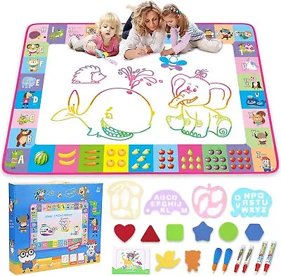 Water Doodle Mat - Kids Painting Writing Doodle Toy Board - Color Doodle Drawing • $55